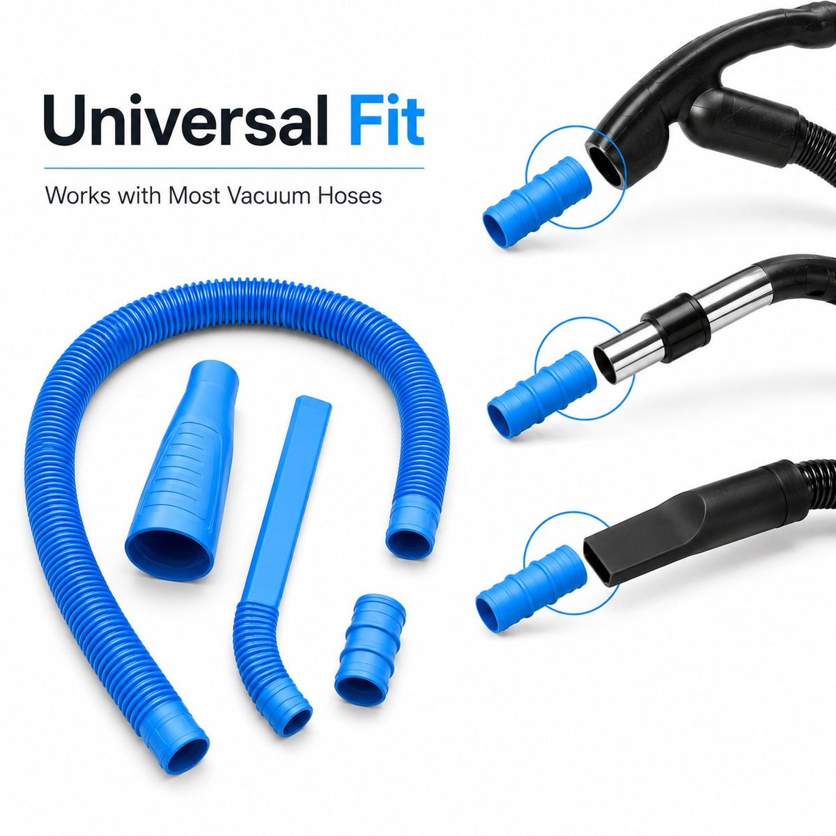 🧹 2-in-1 Dryer Vent Cleaning Kit – Vacuum Hose Attachment & Flexible Lint Brush ✨
