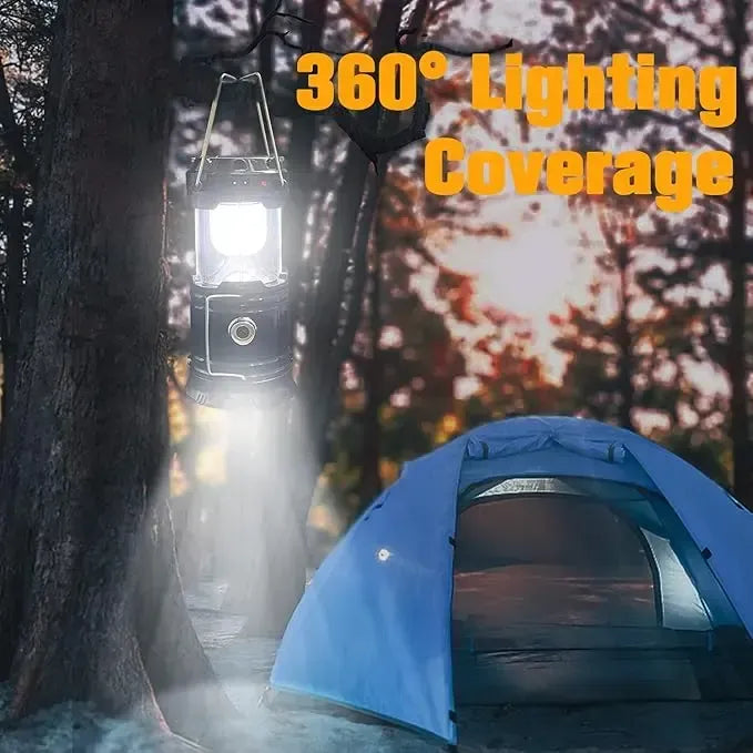 💡⚡ Foldable LED Camping Lantern – Compact, Bright & Portable! 🏕️🔦
