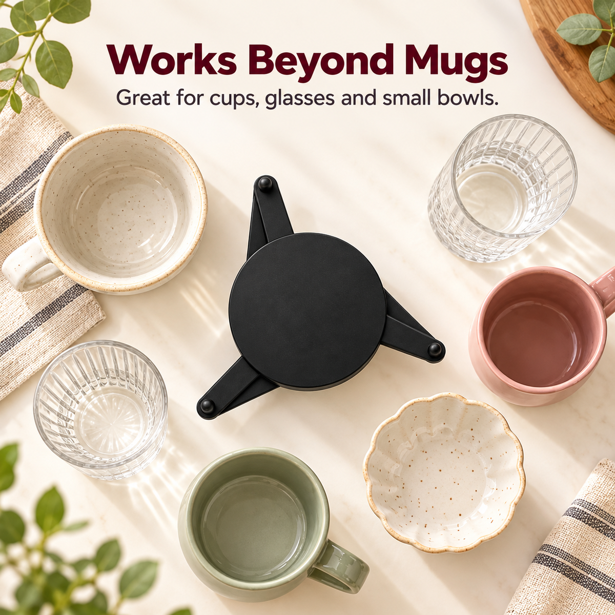 MugNest™ Adjustable Cup Stacking Organizer – Space-Saving Mug & Cabinet Storage Rack