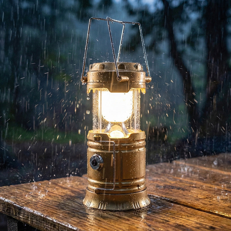 ⏰Careluxpro Solar-powered retractable camping lantern⛺️⛺️