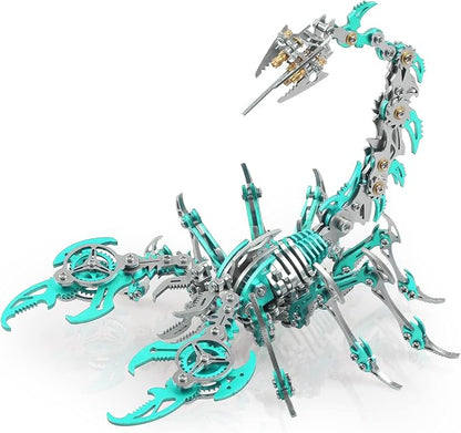 Scorpion 3D Metal Puzzle Kit – 454-Piece Mechanical Model for Adults & Teens