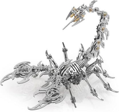 Scorpion 3D Metal Puzzle Kit – 454-Piece Mechanical Model for Adults & Teens