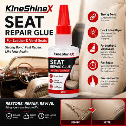 🔥 Buy 1 Get 1 Free – Quick-Dry Car Seat Leather Repair Glue 🚗✨