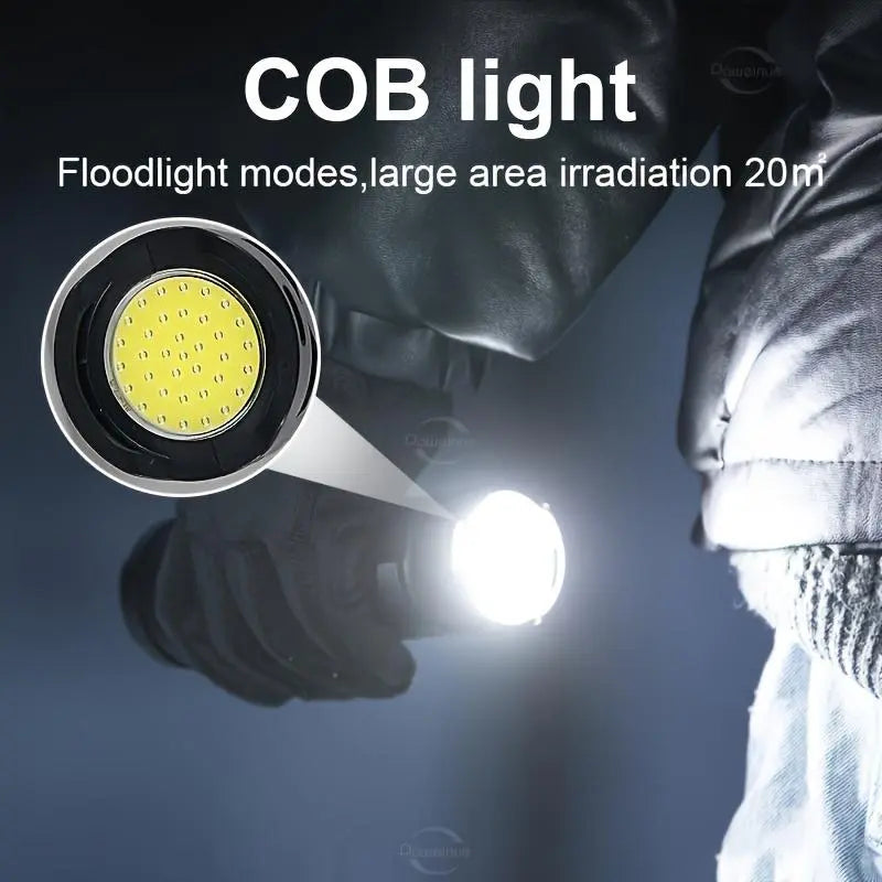 🔋🔦 2-in-1 Flashlight & Power Bank – Portable Bright Light with USB Charging Port ⚡