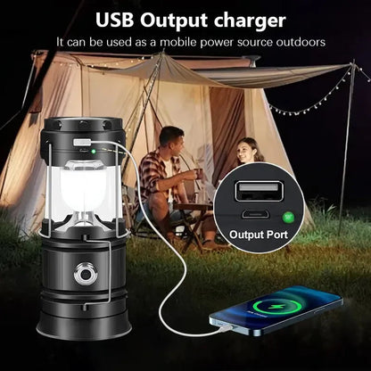 💡⚡ Foldable LED Camping Lantern – Compact, Bright & Portable! 🏕️🔦