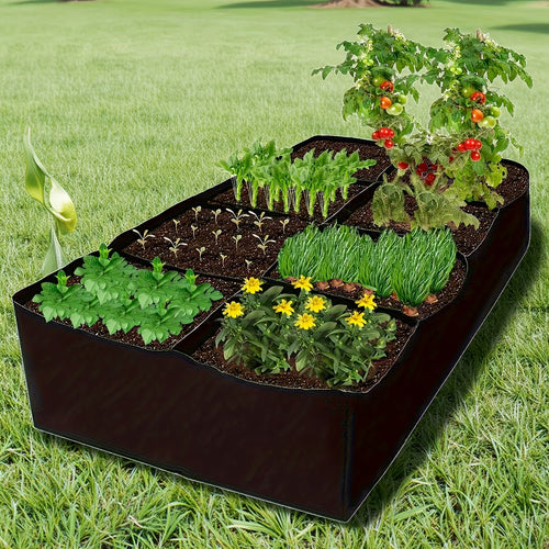 8-grid Fabric Raised Flower Beds