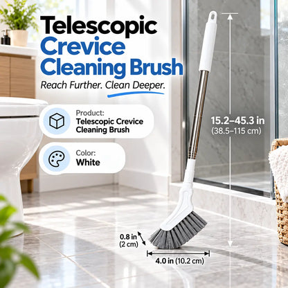 🔥Buy 2 Get 1 Free | Telescopic Crevice Cleaning Brush – Reach Tight Gaps Without Bending🧹