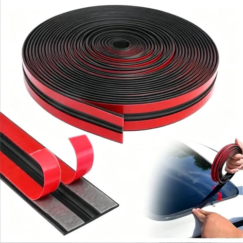 🚗🚗20Ft Automotive Windshield Rubber Seal Strip – T-Shaped Weatherstripping for Compatible Front & Rear Windshields, Sunroofs & Vehicle Trim