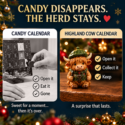 🐮24-Day Highland Cow Advent Calendar