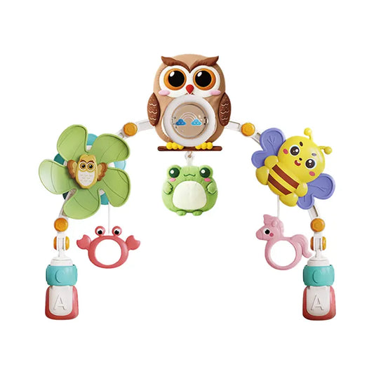👶 Baby Stroller Toy Arch – Adjustable Sensory Activity Toys for Ages 0–18 Months 🧸