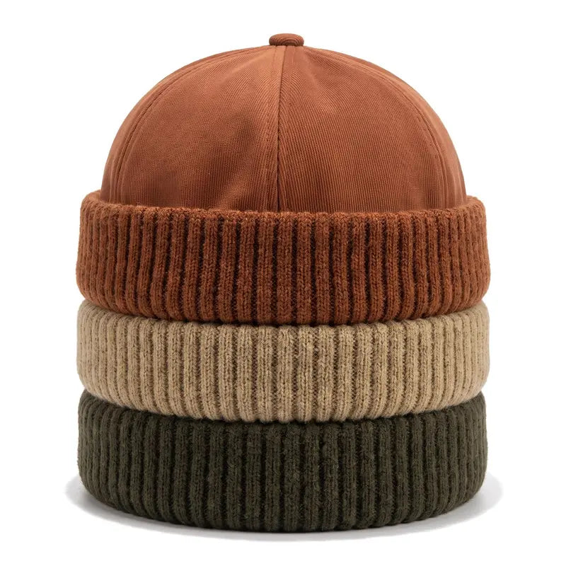 🧢🧢Unisex Knitted Beanie Beret – Soft Cotton Blend, Adjustable Stretch Fit & Everyday Streetwear Style