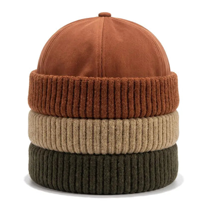 🧢🧢Unisex Knitted Beanie Beret – Soft Cotton Blend, Adjustable Stretch Fit & Everyday Streetwear Style