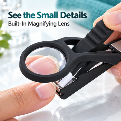🔥Buy 1 Get 1 Free- Large Household Anti-Splash Nail Clippers with Magnifying Glass