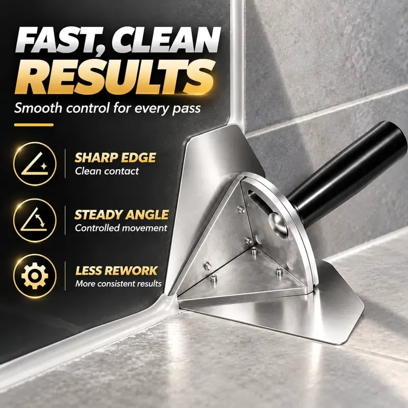 Stainless Steel Corner Finishing Trowel