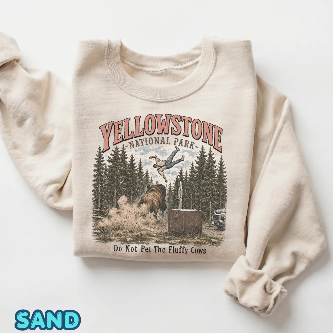 Yellowstone Fluffy Cows Family Matching T-Shirt