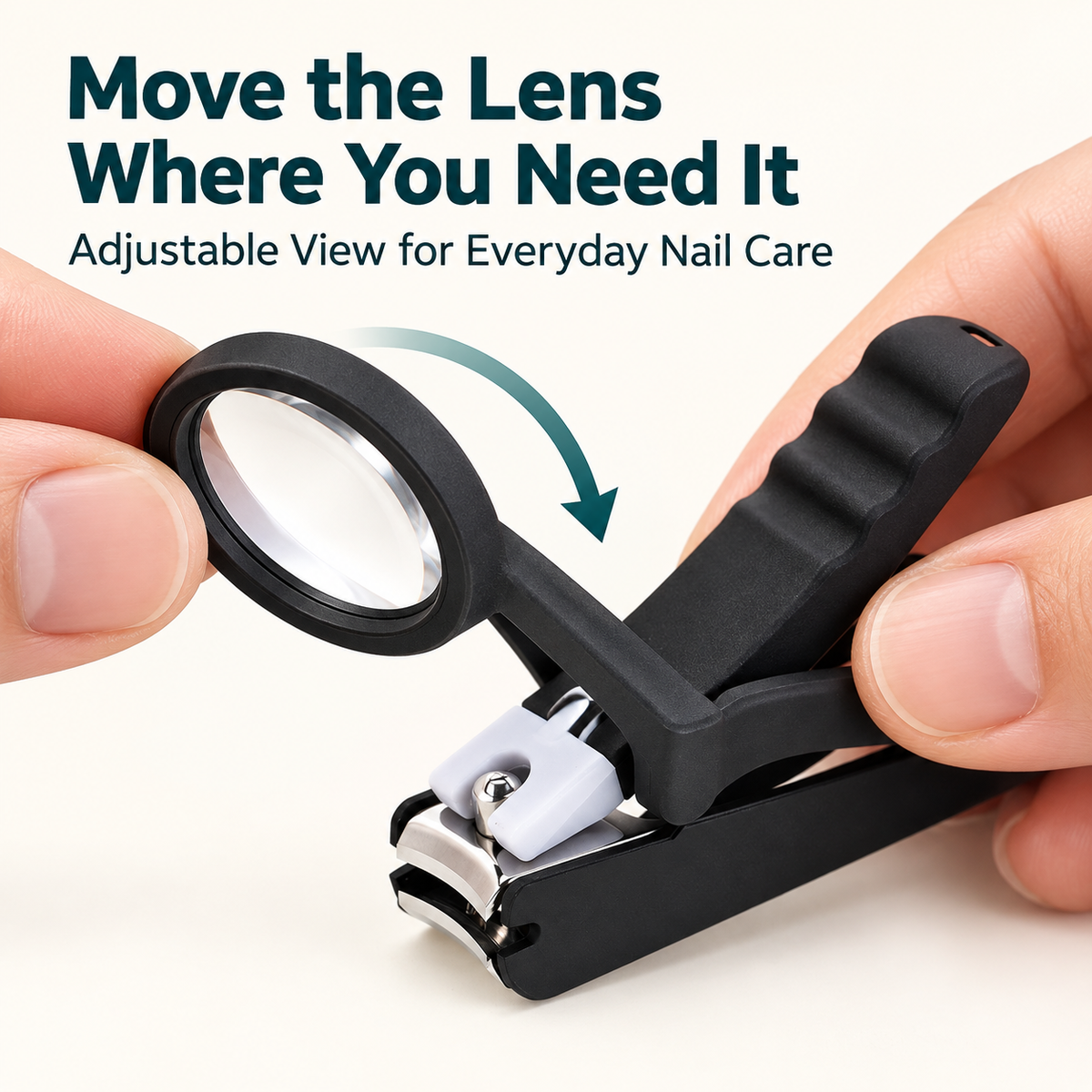 🔥Buy 1 Get 1 Free- Large Household Anti-Splash Nail Clippers with Magnifying Glass