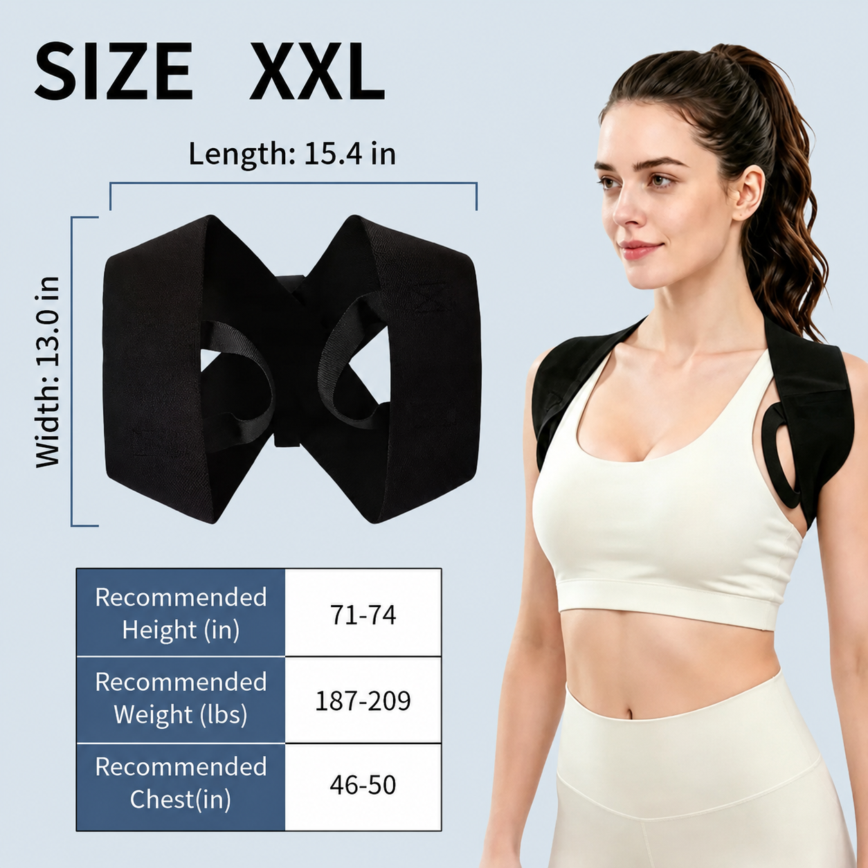 🔥LAST DAY 49% OFF🔥💪Posture Support Straps for Men & Women – ✨Elastic Back Support, Straight Back Support