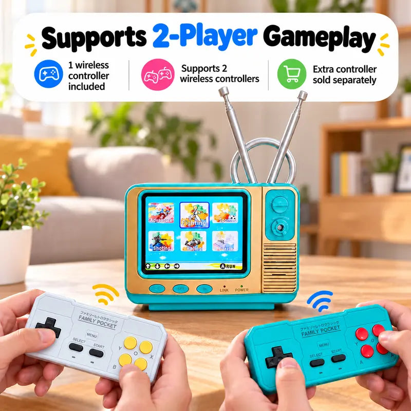🎮 GV300 Retro Handheld Gaming Console – 2.8″ IPS Screen & Compact Design 🎁