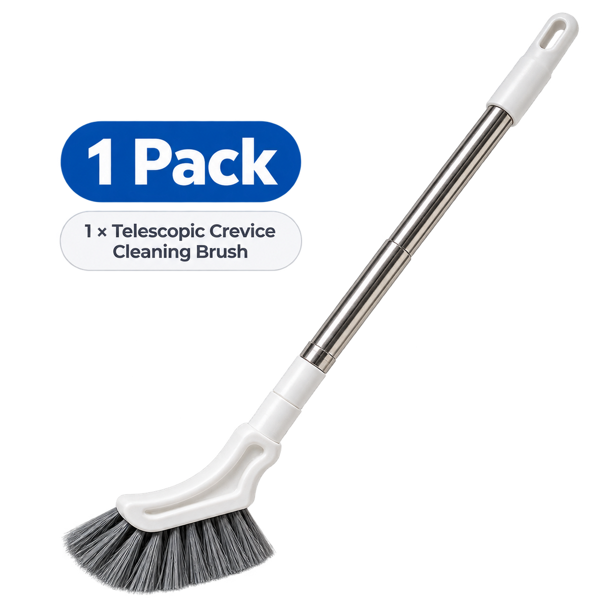 🔥Buy 2 Get 1 Free | Telescopic Crevice Cleaning Brush – Reach Tight Gaps Without Bending🧹