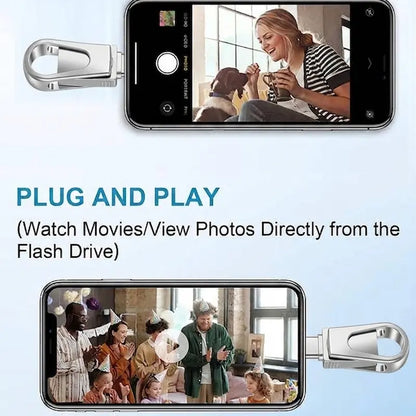 💾⚡ 3-in-1 OTG Type-C USB Flash Drive – Fast USB 3.0 Transfer for Phones & Computers 📱