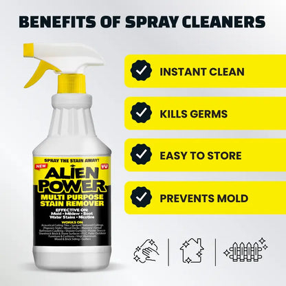 🧽 Industrial Stain Dissolver – Heavy-Duty Spray for Mold, Mildew & Grime 🏠✨