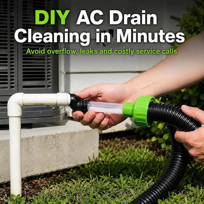 Universal AC Drain Line Cleaner Adapter