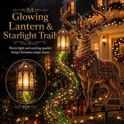 🎀🎄🔥New arrivals- Light-Up Reindeer Lawn Stake, Festive Outdoor Christmas Decor