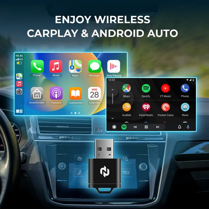 Wireless CarPlay and Android Auto adapter