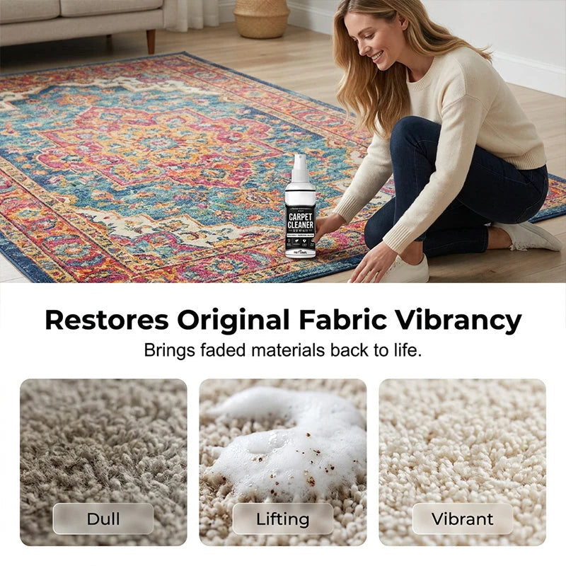 Erase Stains Instantly! No-Scrub Deep Clean Carpet Spray
