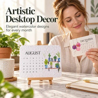 🌱 2027 Plantable Seed Calendar – Grow Flowers, Herbs & New Memories Month by Month