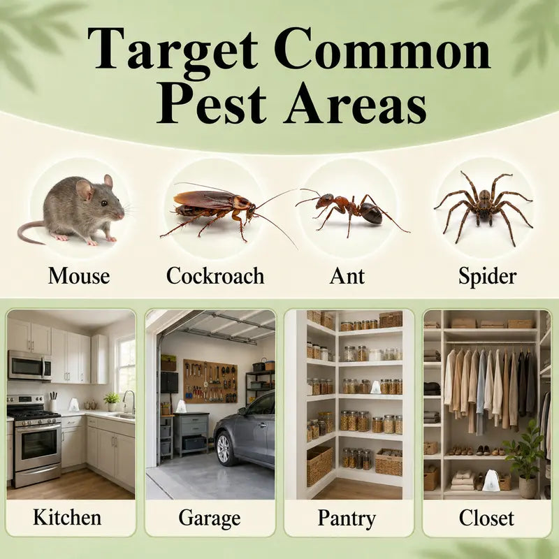 🐭🐭24-Pack Mouse & Rodent Repellent Balls – Indoor Pest Deterrent for Home & Garage