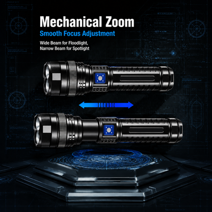 🔋🔦 2-in-1 Flashlight & Power Bank – Portable Bright Light with USB Charging Port ⚡
