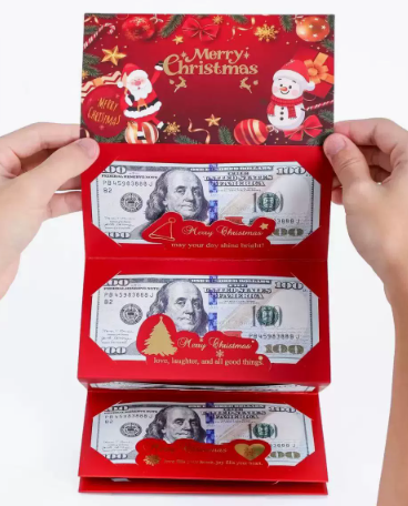 🏆Flash Sale⚡ 50K+ SOLD! Almost Gone-🎅💸Christmas Cash Gift Envelope– A creative way to give cash this Christmas!