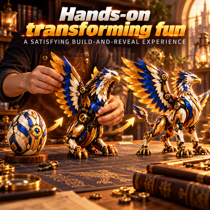 🦅 2-in-1 Transforming Mechanical Griffin Egg – Winged Fantasy Figure🎁