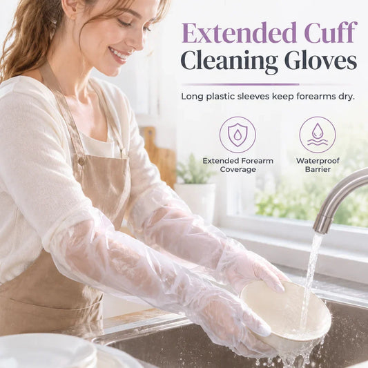 🧪 Chemical Safety 2026 | Disposable Long Gloves | Full Protection & Durable 🛡️