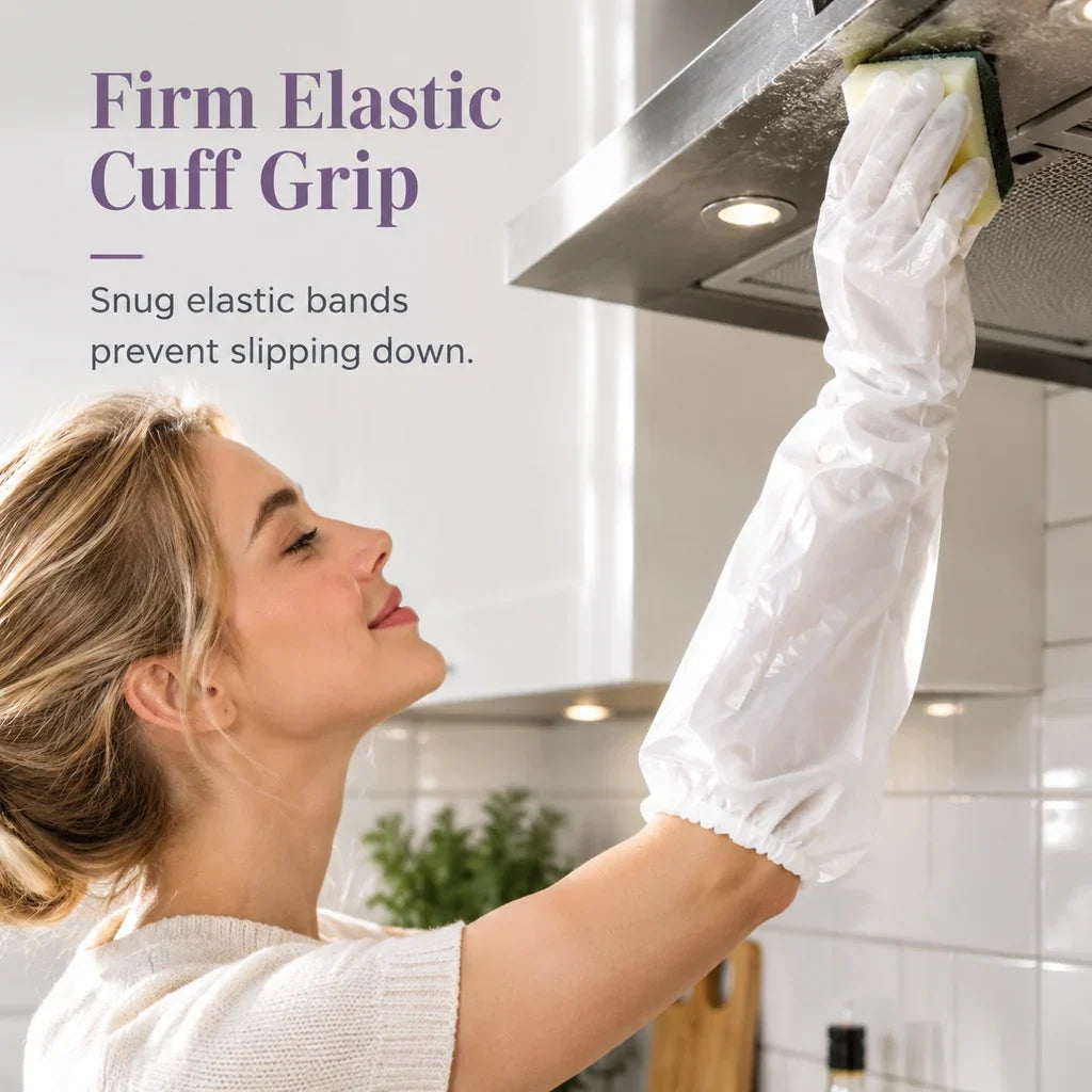 🧪 Chemical Safety 2026 | Disposable Long Gloves | Full Protection & Durable 🛡️