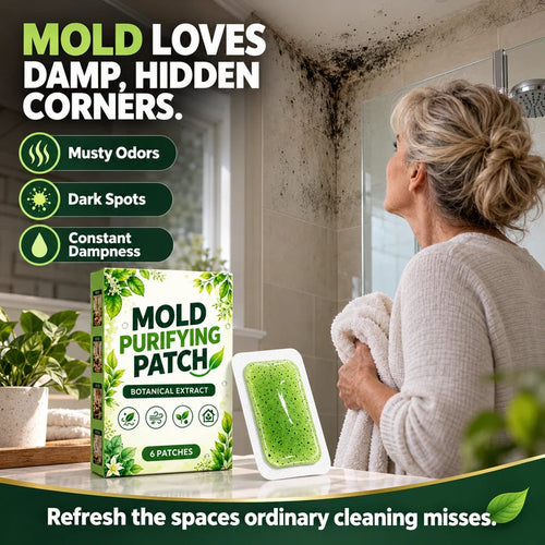 🧪 Buy More, Save More! 6-Pack Botanical Mold Purifying Patches – Long-Lasting Protection for Damp Spaces ✨