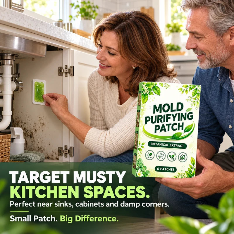 🧪 Buy More, Save More! 6-Pack Botanical Mold Purifying Patches – Long-Lasting Protection for Damp Spaces ✨