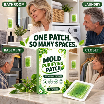 🧪 Buy More, Save More! 6-Pack Botanical Mold Purifying Patches – Long-Lasting Protection for Damp Spaces ✨