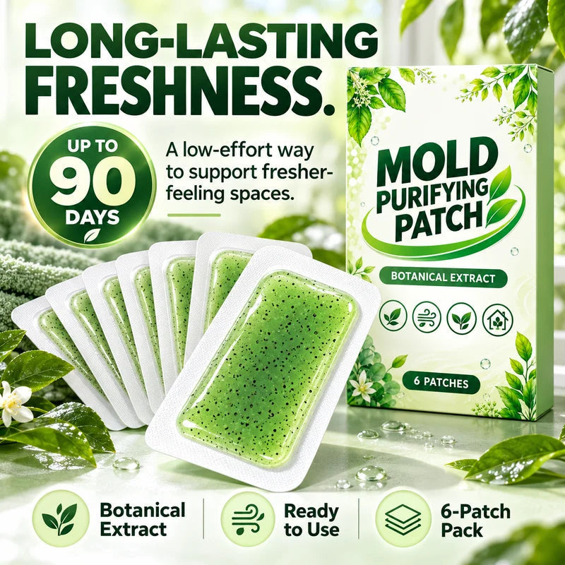 🧪 Buy More, Save More! 6-Pack Botanical Mold Purifying Patches – Long-Lasting Protection for Damp Spaces ✨