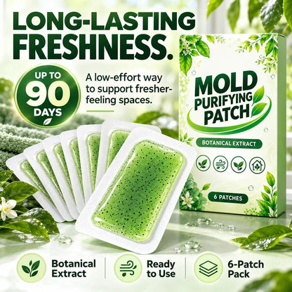 🧪 Buy More, Save More! 6-Pack Botanical Mold Purifying Patches – Long-Lasting Protection for Damp Spaces ✨