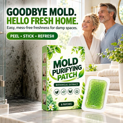 🧪 Buy More, Save More! 6-Pack Botanical Mold Purifying Patches – Long-Lasting Protection for Damp Spaces ✨