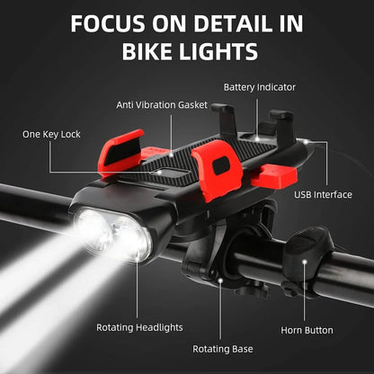 4-in-1 Multi-function Bicycle Light