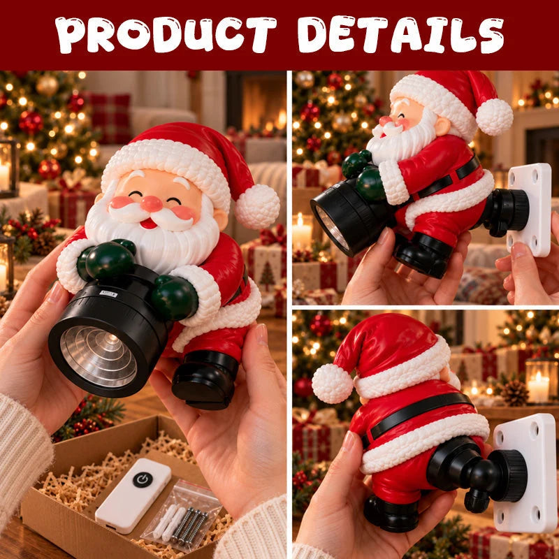 🎅 Santa Christmas Welcome Projector – Festive Greeting Light with Remote Control & Adjustable Angle!!! ✨