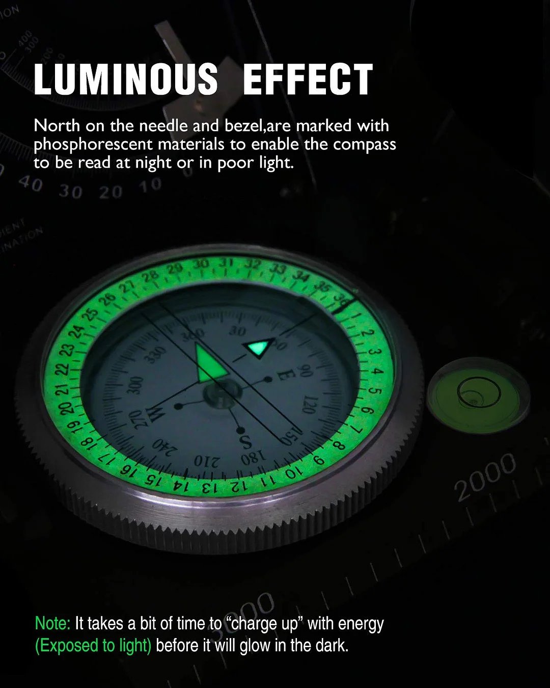🎁Multifunctional Military Aiming Navigation Compass Compass