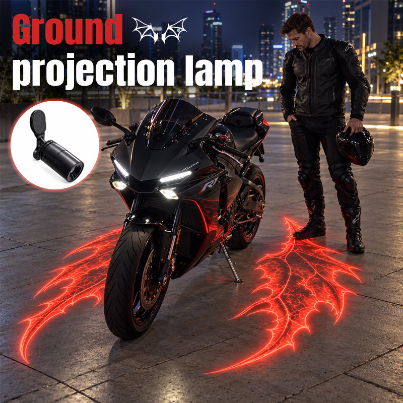 🏍️Patriotic Eagle Motorcycle Ground Projection Lamp US