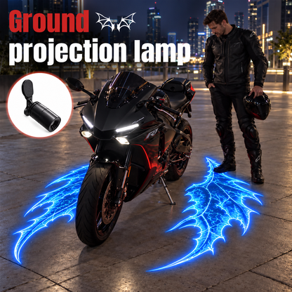 🏍️Patriotic Eagle Motorcycle Ground Projection Lamp US