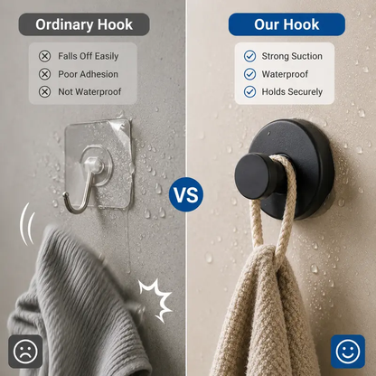 🪝✨ Stainless Steel Finish GripLock Heavy-Duty Adhesive Wall Hooks 🏠