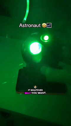 LED Astronaut Galaxy Starry Sky Projector – Remote Controlled, 360° Adjustable Nebula Ceiling Light