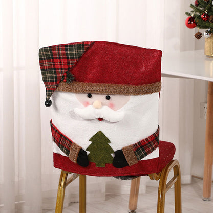🎄 Festive Christmas Chair Cover Set – Cosy Holiday Dining Chair Decorations for a Magical Christmas ✨
